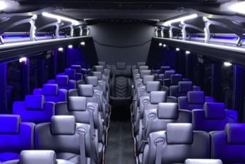 Lexington Charter Bus Interior