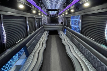 Lexington Party Bus Interior