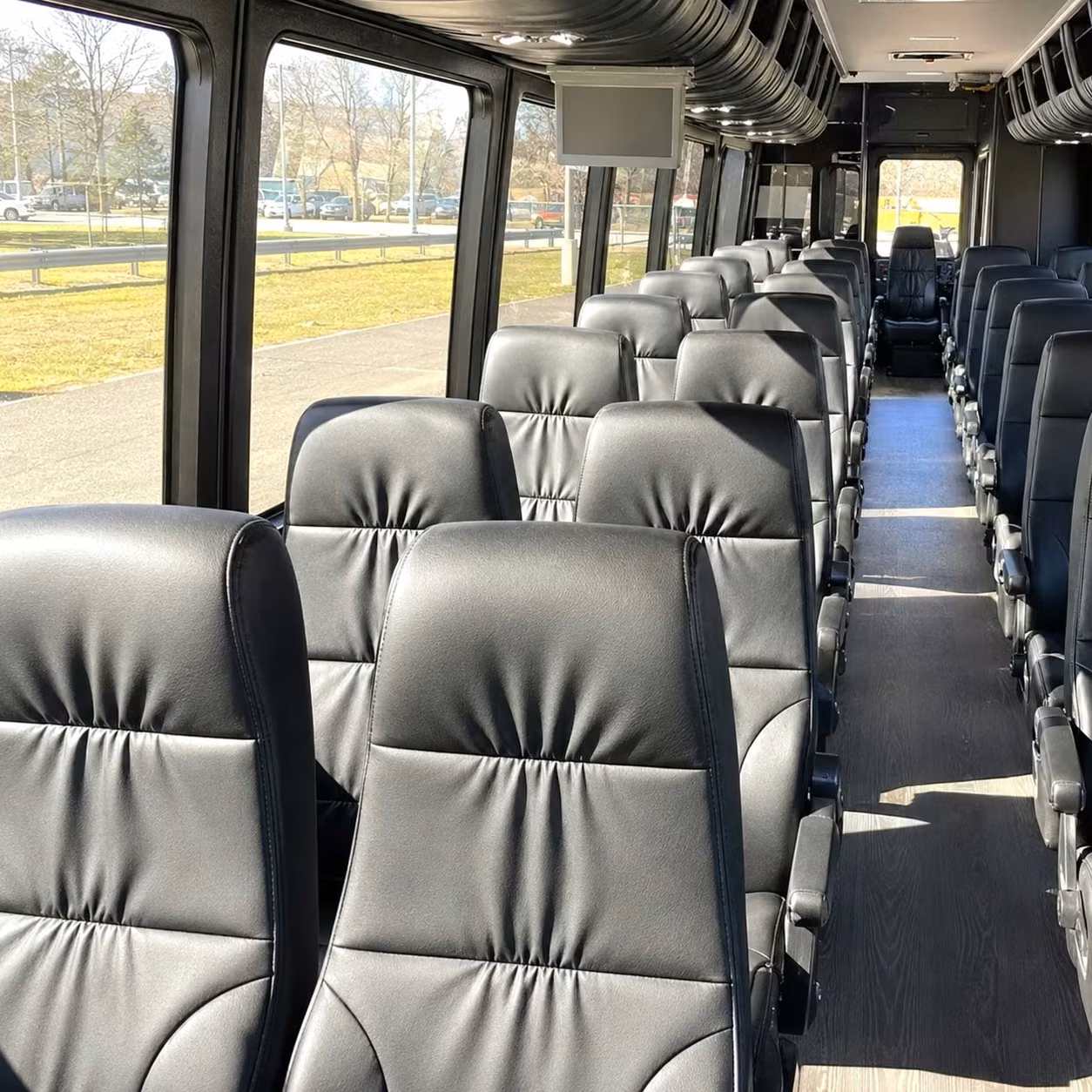 28 passenger minibus inside