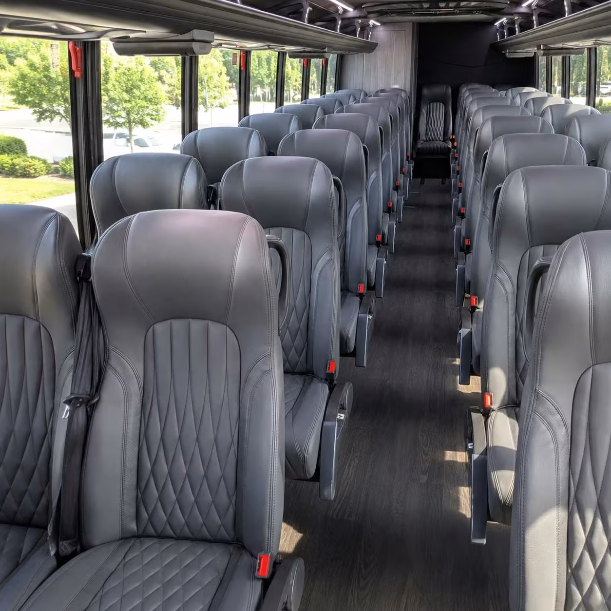 28 passenger minibus interior