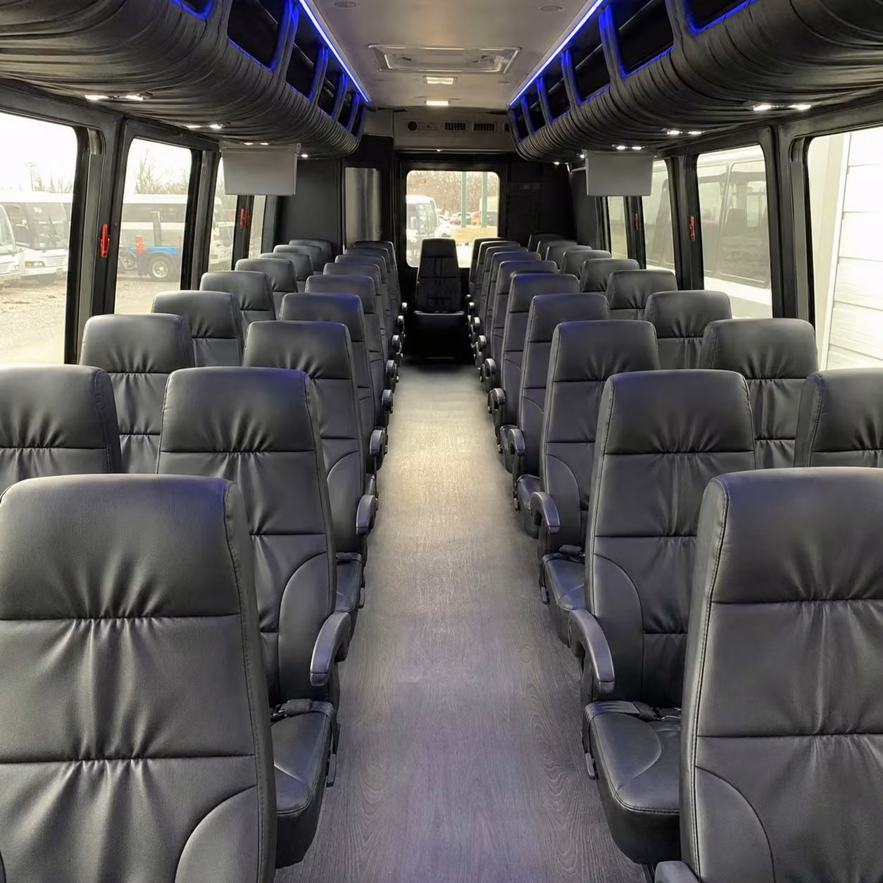 30 passenger minibus interior